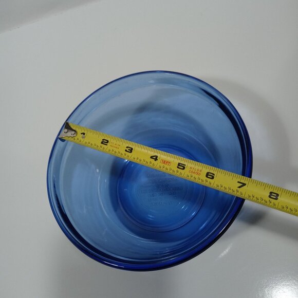 Anchor Hocking 1.5 Qt Blue Glass Mixing Bowl 1057 - Picture 10 of 10